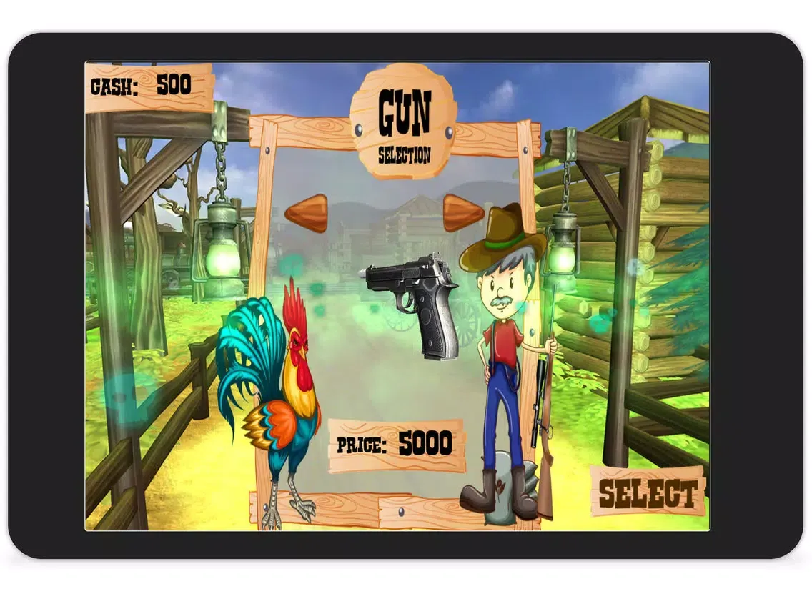 Tangkapan skrin Texas Chicken bow shooting iPad 
